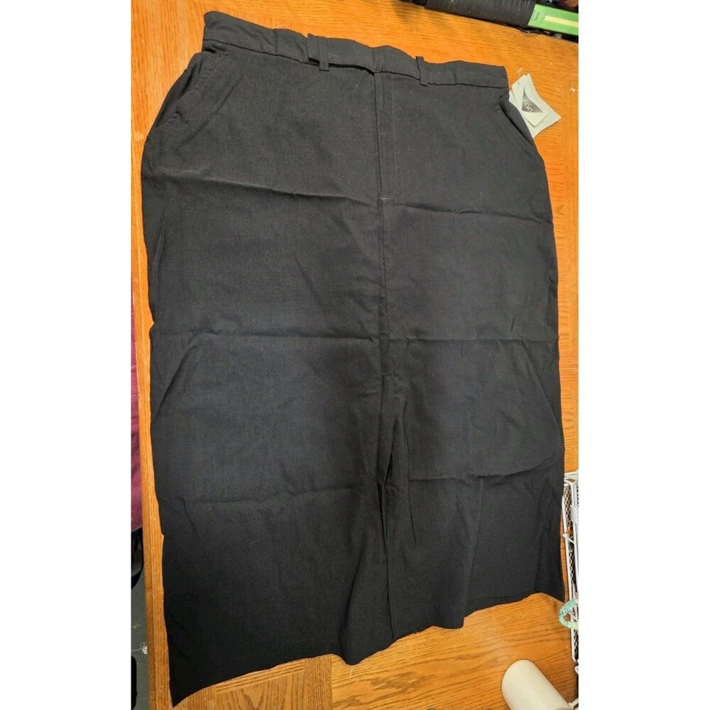 NWT Relativity Black Maxi Skirt Women's Size 22W